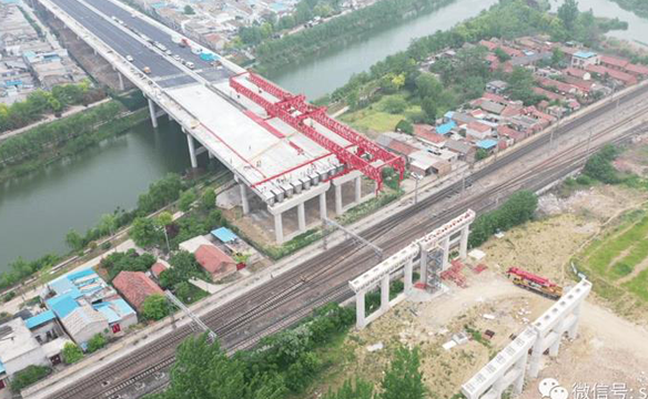 宿州市銀河路一路上跨京滬鐵路立交橋路基、給排水、河道整治工程